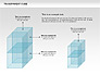 Transparent Cubes Diagram slide 5