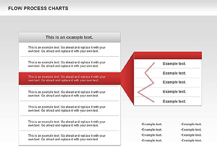 Process Flowchart Presentation Template, Master Slide