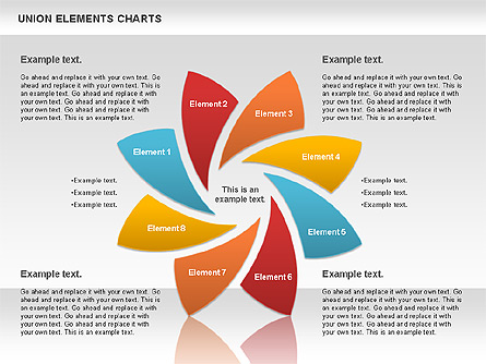 Union Elements Charts Presentation Template, Master Slide