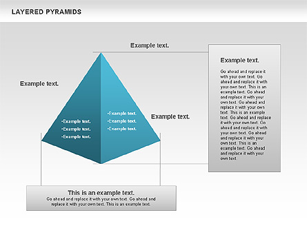 Layered Pyramids Presentation Template, Master Slide