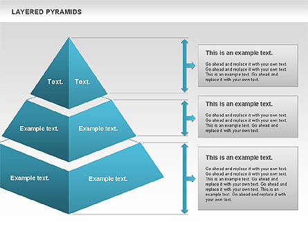 Layered Pyramids for Presentations in PowerPoint and Keynote | PPT Star