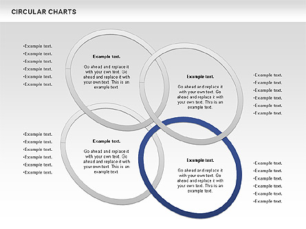 Circular Charts Presentation Template, Master Slide
