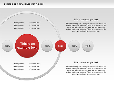 Interrelationship Diagram Presentation Template, Master Slide