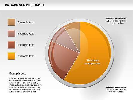Data-Driven Pie Chart Presentation Template, Master Slide