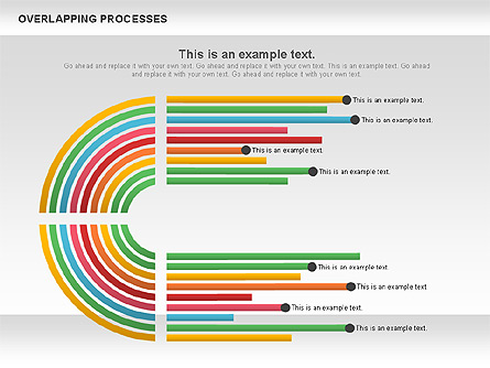 Overlapping Processes Diagram Presentation Template, Master Slide