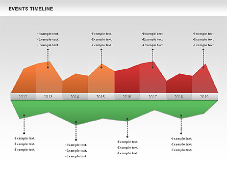 Events Timeline Diagram Presentation Template, Master Slide