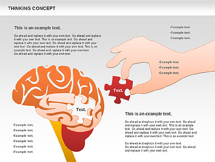 Thinking Concept Diagram Presentation Template, Master Slide