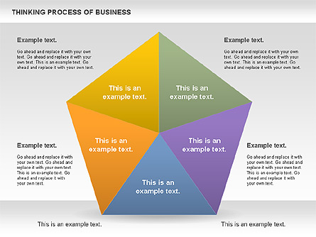 Thinking Process of Business Presentation Template, Master Slide
