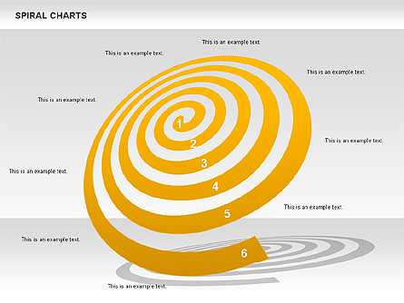 Spiral Chart Presentation Template, Master Slide