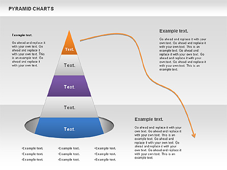 Pyramid and Radar Chart Presentation Template, Master Slide