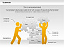 Teamwork with Puzzles Diagram slide 6