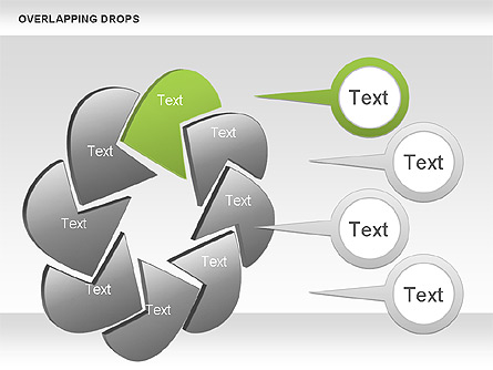 Overlapping Shapes Presentation Template, Master Slide