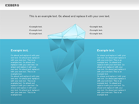 Iceberg Diagram Presentation Template, Master Slide