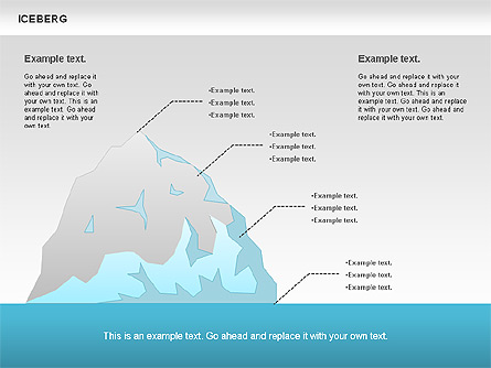 Iceberg Diagram for Presentations in PowerPoint and Keynote | PPT Star