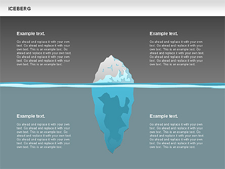 Iceberg Diagram for Presentations in PowerPoint and Keynote | PPT Star