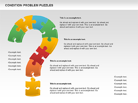 Condition Problem Puzzle Diagram Presentation Template, Master Slide