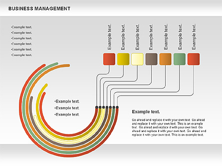 Business Management Diagram Presentation Template, Master Slide