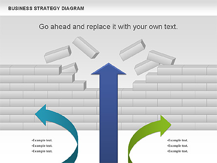 Business Strategy Diagram Presentation Template, Master Slide