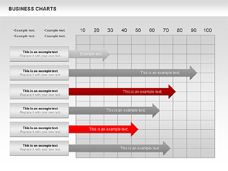 Business Presentation Charts Presentation Template, Master Slide