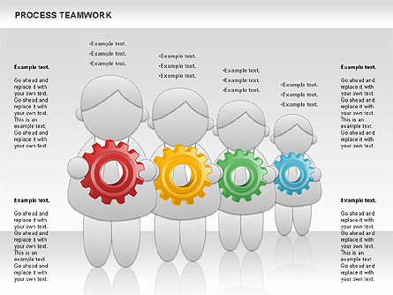Process Teamwork Presentation Template, Master Slide