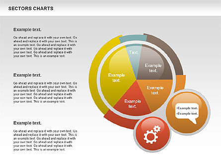Sectors Chart Presentation Template, Master Slide