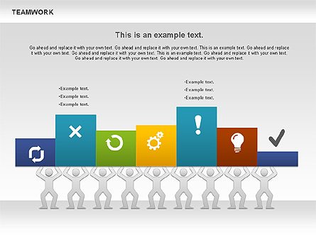 Teamwork Timeline Diagram for Presentations in PowerPoint and Keynote ...