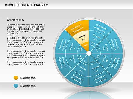 Circle Segment Diagram Presentation Template, Master Slide
