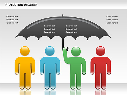 Protection Diagram Presentation Template, Master Slide