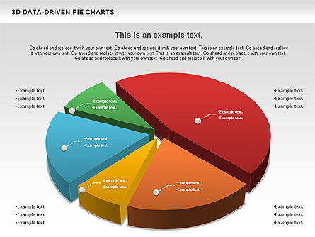 3D Pie Charts Collection (Data Driven) Presentation Template, Master Slide