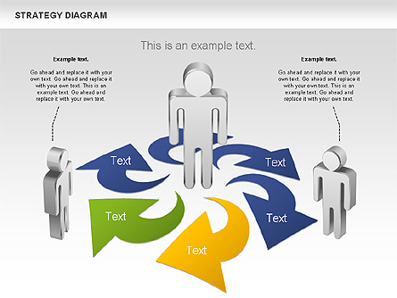 Strategy Process Diagram Presentation Template, Master Slide