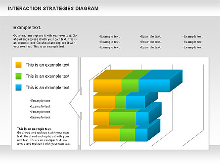 Interaction Strategies Diagram Presentation Template, Master Slide