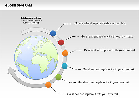 Globe Diagram Presentation Template, Master Slide