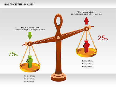 Balance the Scales Diagram Presentation Template, Master Slide