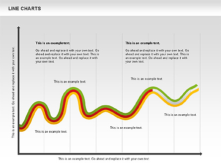 Curve Chart Presentation Template, Master Slide