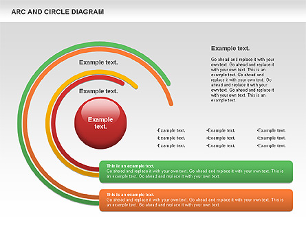 Arc and Circle Diagram for Presentations in PowerPoint and Keynote ...