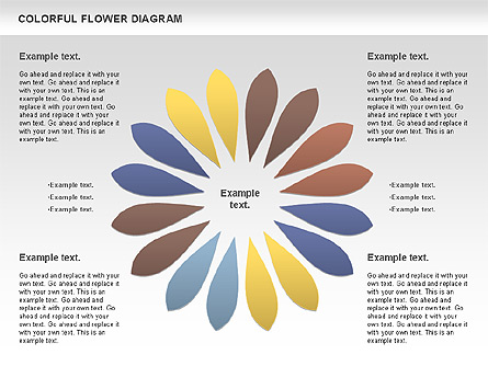 Colorful Flower Presentation Template, Master Slide