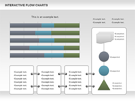 Interactive Flow Chart (data-driven) Presentation Template, Master Slide