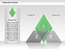 Transparent Diamonds Diagram slide 2