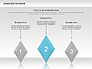 Transparent Diamonds Diagram slide 7