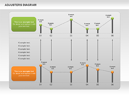 Adjusters Diagram Presentation Template, Master Slide