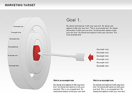 Marketing Target Presentation Template, Master Slide
