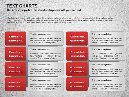 Text Boxes Chart for Presentations in PowerPoint and Keynote | PPT Star