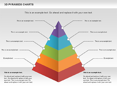 3D Pyramid Chart Presentation Template, Master Slide