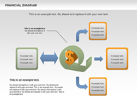 Financial Management Diagram Presentation Template, Master Slide