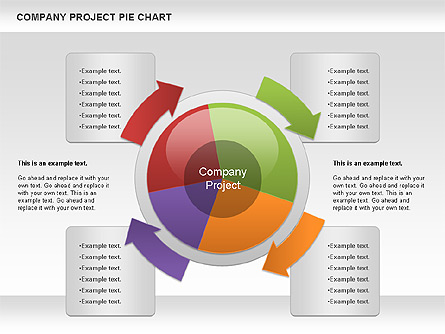 Company Project Diagram Presentation Template, Master Slide