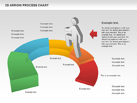 Career Steps Diagram Presentation Template, Master Slide