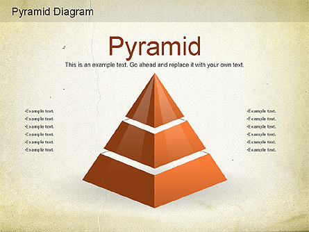 Layered Pyramid Diagram Presentation Template, Master Slide