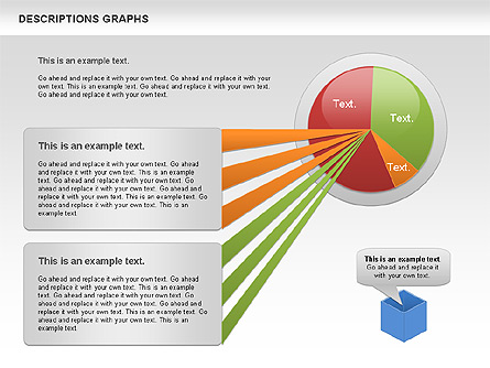 Description Graph Presentation Template, Master Slide