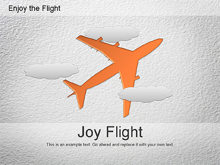 Flight Diagram Presentation Template, Master Slide