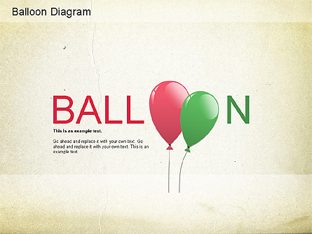 Balloon Diagram Presentation Template, Master Slide